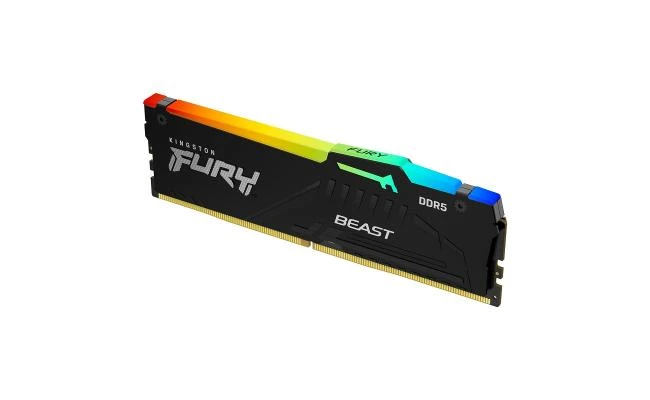 ذاكرة سطح المكتب KingSton Fury Beast RGB Single 32GB DDR5 5600MT/s-CL40