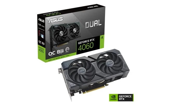 ASUS Dual GeForce RTX 4060 OC Edition 8GB GDDR6 - بطاقة الرسومات