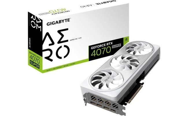 جيجابايت جي فورس RTX 4070 سوبر ايرو OC 12 جيجا بايت GDDR6X - كروت الشاشة