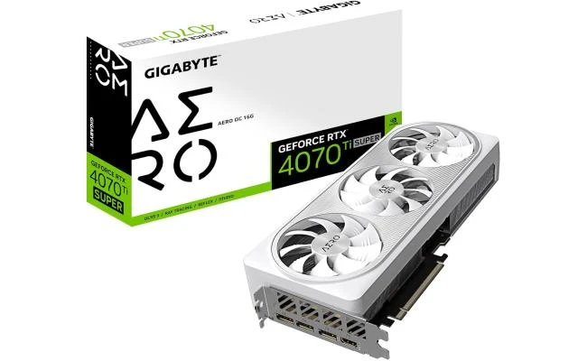 جيجابايت GeForce RTX 4070 Ti SUPER AERO OC 16GB GDDR6X - بطاقة الرسومات