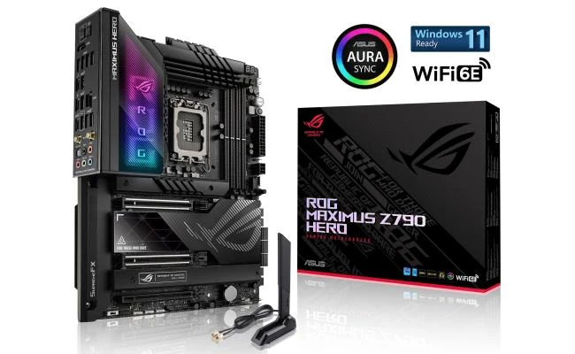 ASUS ROG MAXIMUS Z790 HERO (WiFi 6E)، Intel 13th 12th Series، LGA 1700/DDR5/PCIe 5.0/5xM.2 - اللوحة الأم للألعاب ATX