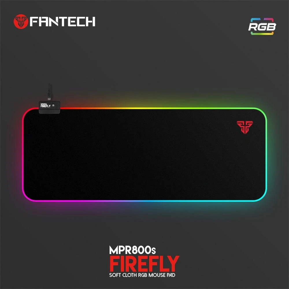 لوحة ماوس FANTECH FIREFLY MPR800s من القماش الناعم RGB