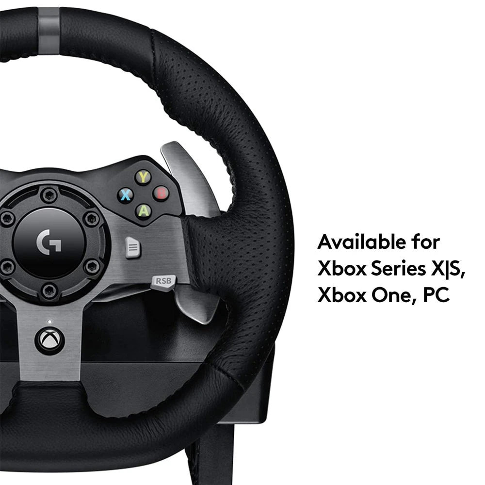 Logitech G920 Racing Gear لأجهزة Xbox Series X|S وXbox One والكمبيوتر الشخصي