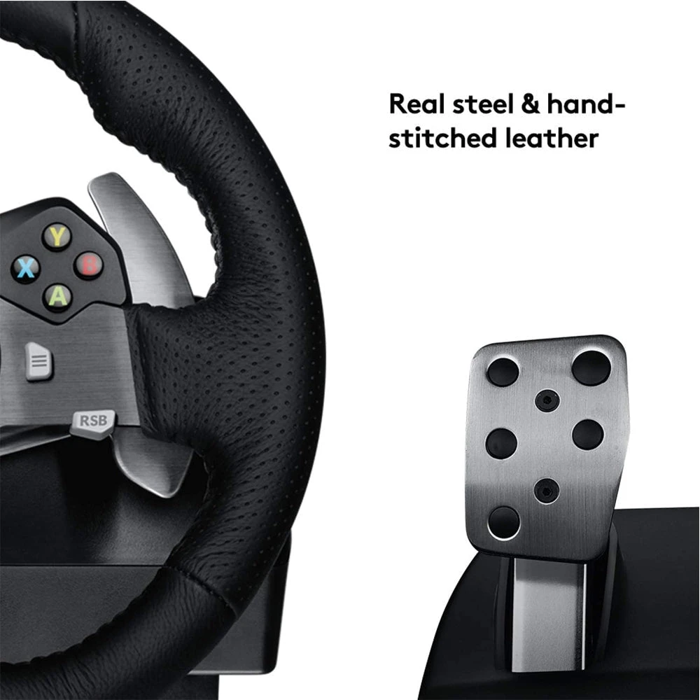 Logitech G920 Racing Gear لأجهزة Xbox Series X|S وXbox One والكمبيوتر الشخصي