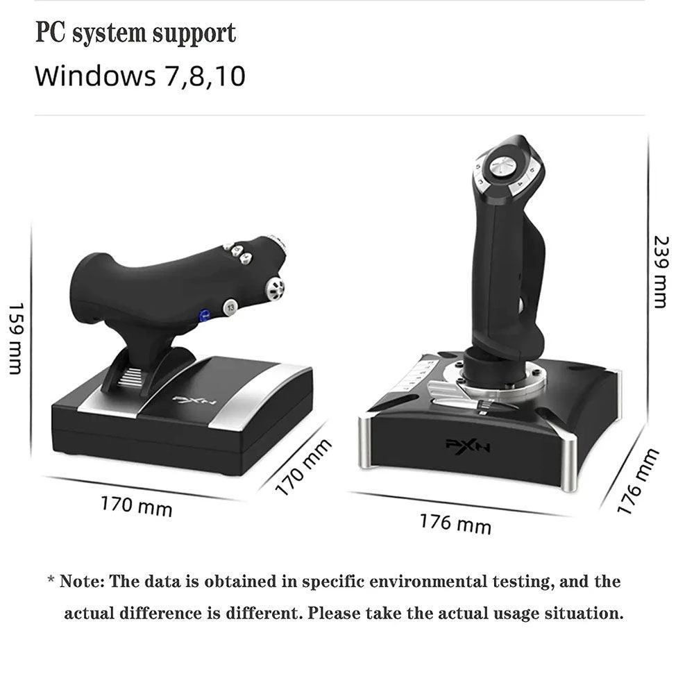 عصا التحكم لمحاكاة الطيران الاحترافية PXN 2119