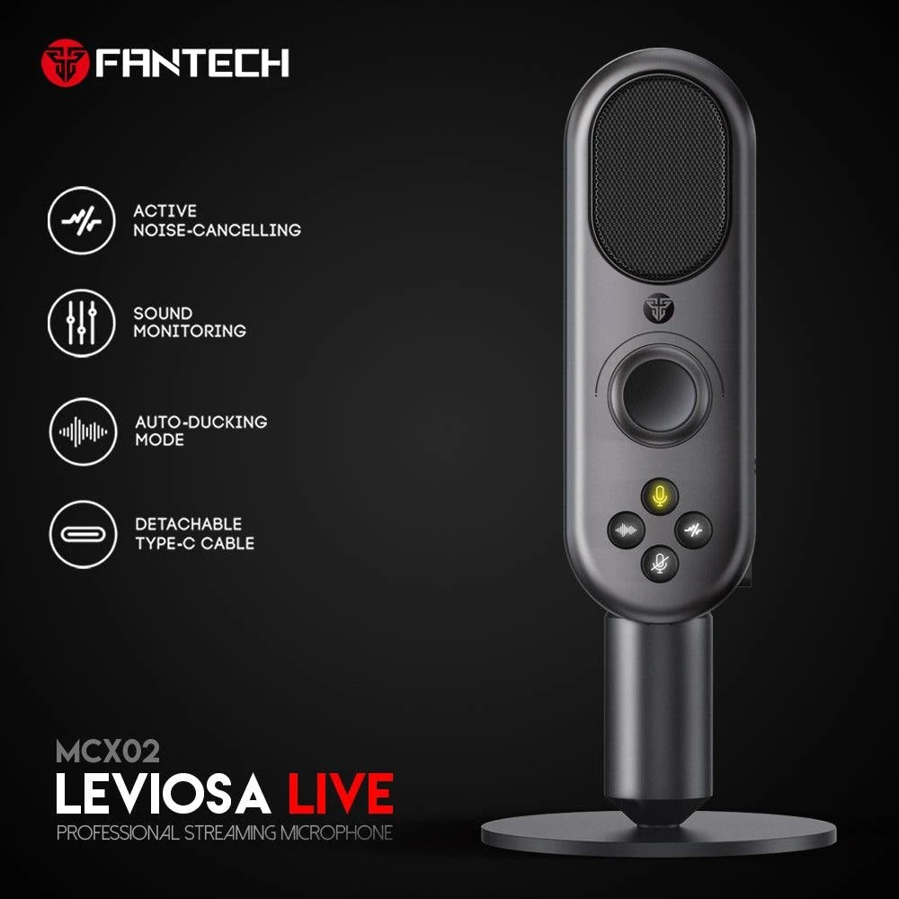 ميكروفون ذكي احترافي من FANTECH LEVIOSA LIVE MCX02