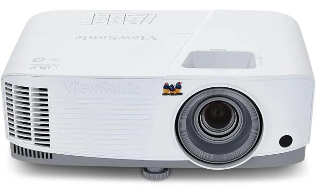 جهاز عرض الأعمال ViewSonic (PA503SE) بدقة 4,000 لومن ANSI، دقة SVGA الأصلية، سطوع أعلى، تقنية SuperColor، 1.07B لون، دعم دقة تصل إلى 1080 بكسل، حجم صورة يصل إلى 300 بوصة ومسافة إسقاط 13 مترًا