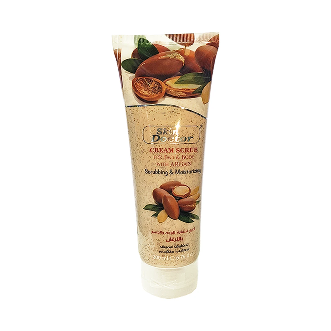 SKIN DOCTOR CREAM SCRUB WITH ARGAN 200ML