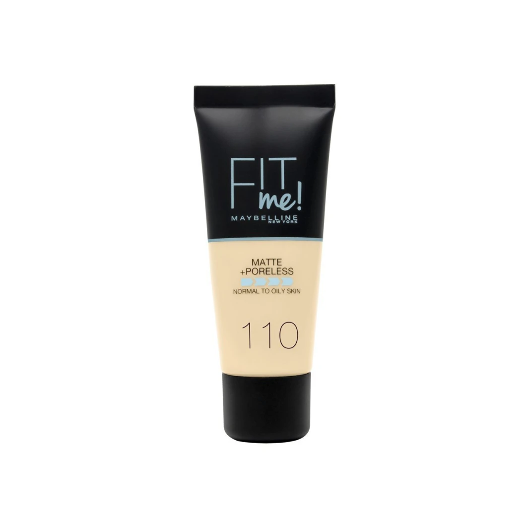 Maybelline Fit Me Matte & Poreless Foundation Porcelain No.110