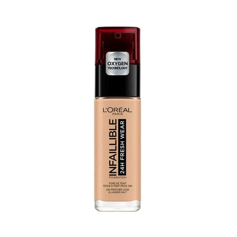 LOREAL Paris Infallible 24Hr Fresh wear Liquid Foundation (200) Golden Sand 30ml