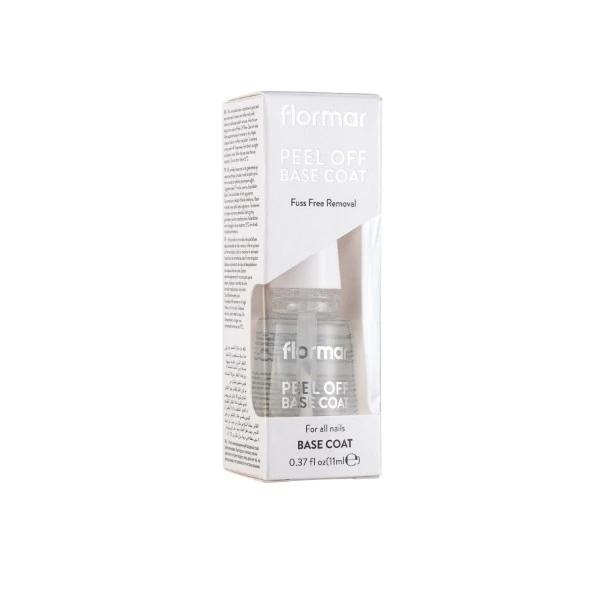 FLORMAR PEEL OFF BASE COAT FUSS FREE REMOVAL BASE COAT