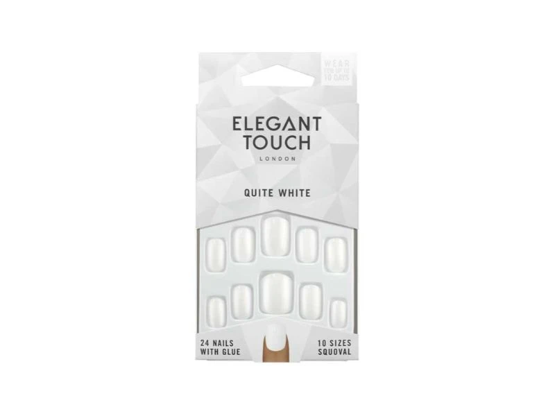 Elegant Touch Colour Nails – Quite White