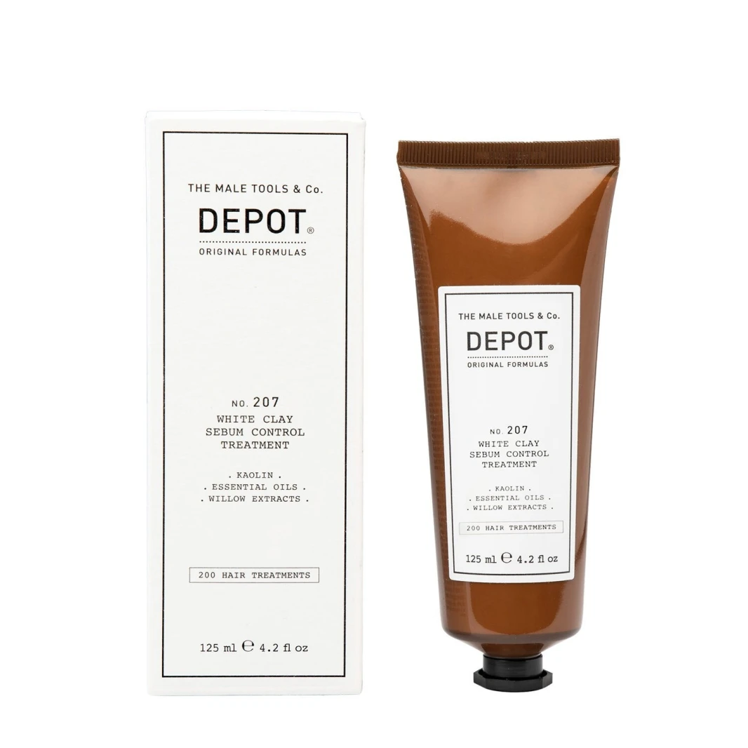 DEPOT NO.207 WHITE CLAY SEBUM CONTROL TREATMENT 125ML