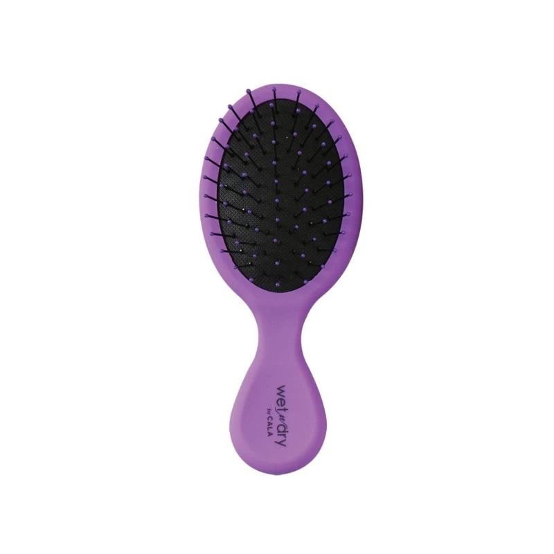 Cala Wet And Dry Mini Hair Brush 66789, Dark Purple