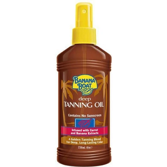 BANANA BOAT DEEP TANING OIL CONTAINS NO SUNSCREEN 236ML