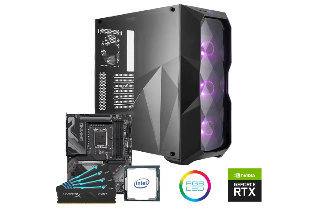 GTS 9 Gaming  Desktop -  i7-13700F - RTX 4070 12GB / 16 DDR4 / 1 TB SSD - 13th Generation