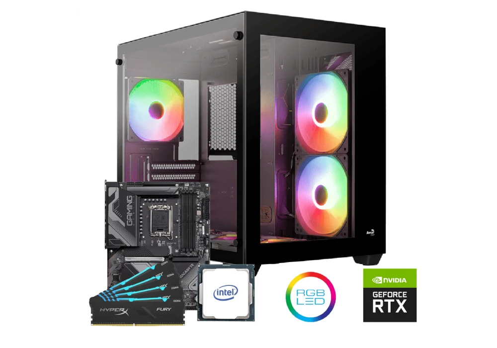 GTS 6 Gaming  Desktop - i7-13700F - RTX 4070 8GB / 32 DDR4 / 1 TB SSD - 13th Generation