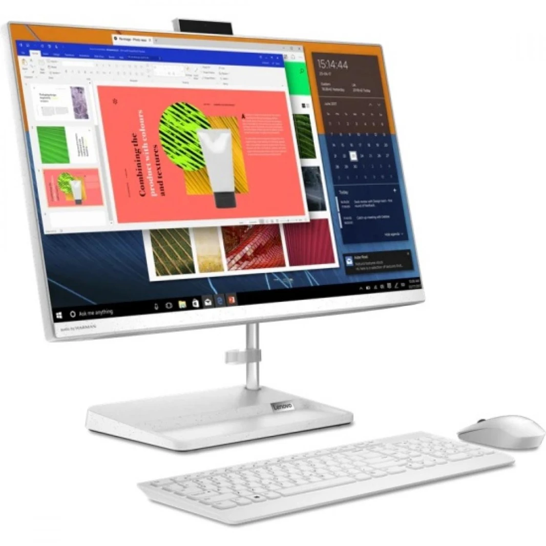 Lenovo All-in-one Desktop IdeaCentre AIO 3 24IAP7 Intel Core i7-13620H, NVIDIA GeForce MX550 4GB, 23.8" FHD (1920x1080) IPS 250nits Anti-glare, Touch Screen | White