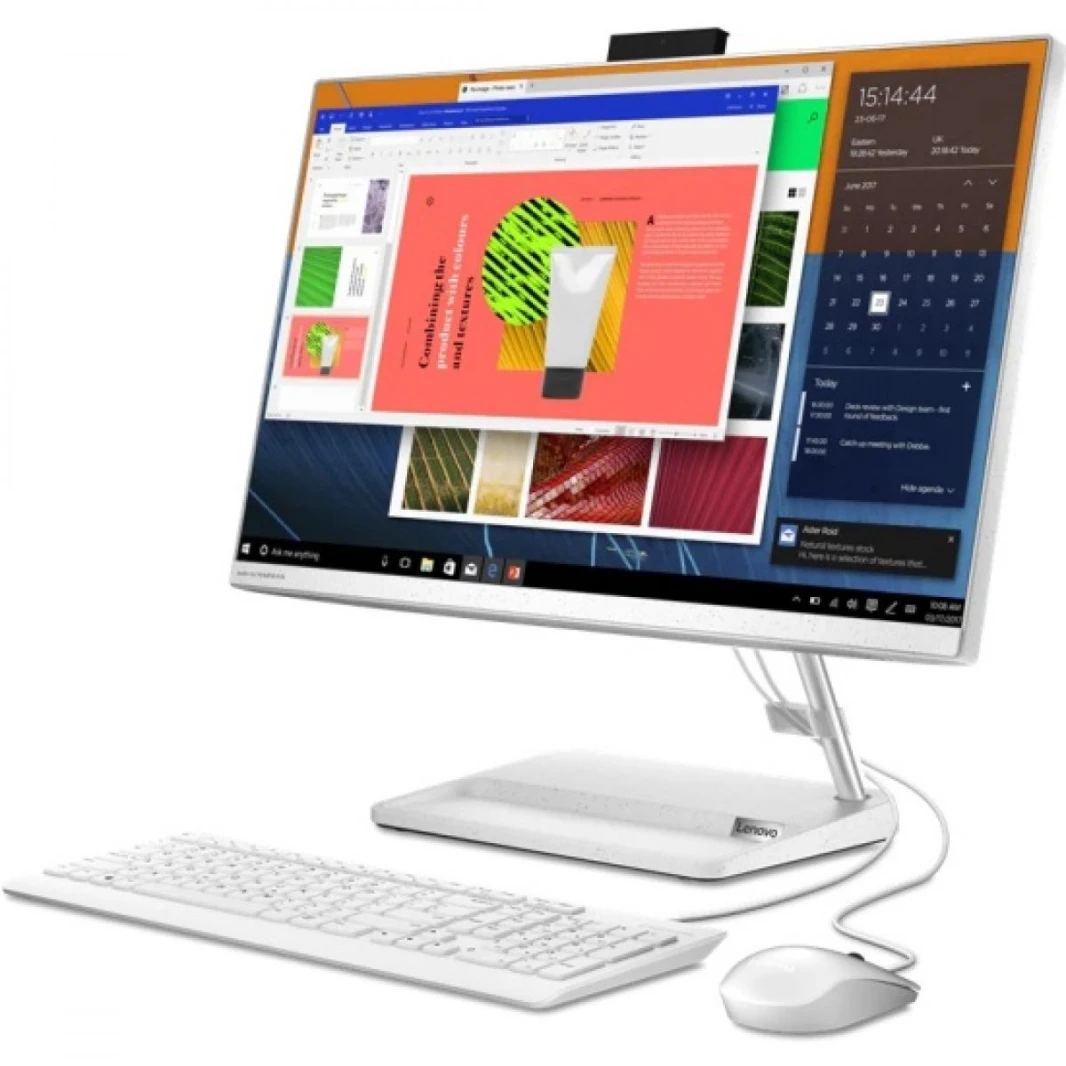 Lenovo All-in-one Desktop IdeaCentre AIO 3 24IAP7 Intel Core i7-13620H, NVIDIA GeForce MX550 4GB, 23.8" FHD (1920x1080) IPS 250nits Anti-glare, Touch Screen | White