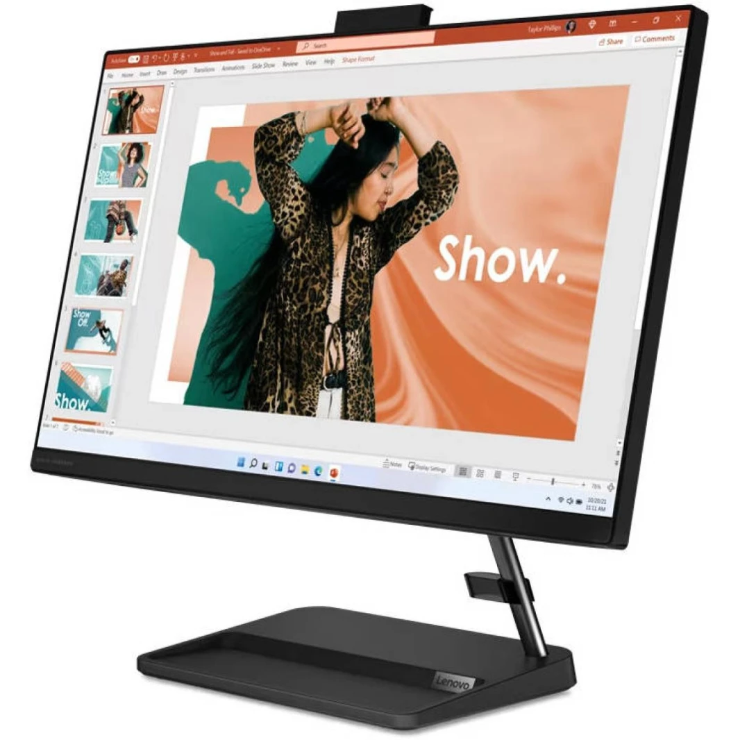 Lenovo All-in-one Desktop IdeaCentre AIO 3 24IAP7 Intel Core i7-13620H, NVIDIA GeForce MX550 4GB, 23.8" FHD (1920x1080) IPS 250nits Anti-glare, Touch Screen