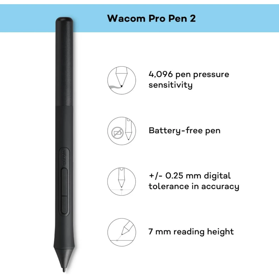 Wacom Intuos M Pistachio-green with Bluetooth – Drawing Tablet with Pen, Stylus Battery-free & Pressure-sensitive, Compatible with Windows & Mac, Perfect Tablet for Drawing, Graphics