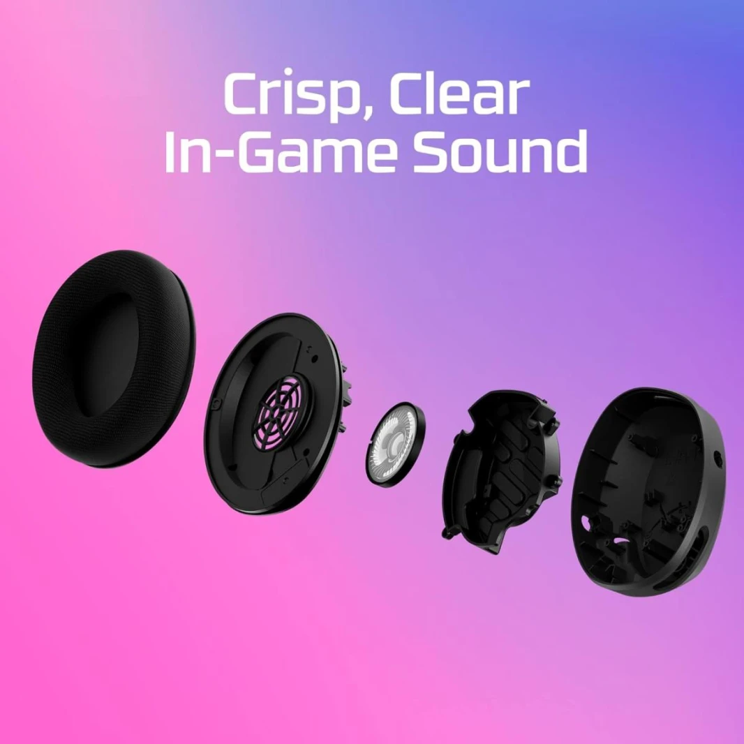 HyperX Cloud Stinger 2 Core DTS Headphone X Spatial Audio Gaming Headphone, Over-Ear Swivel Black