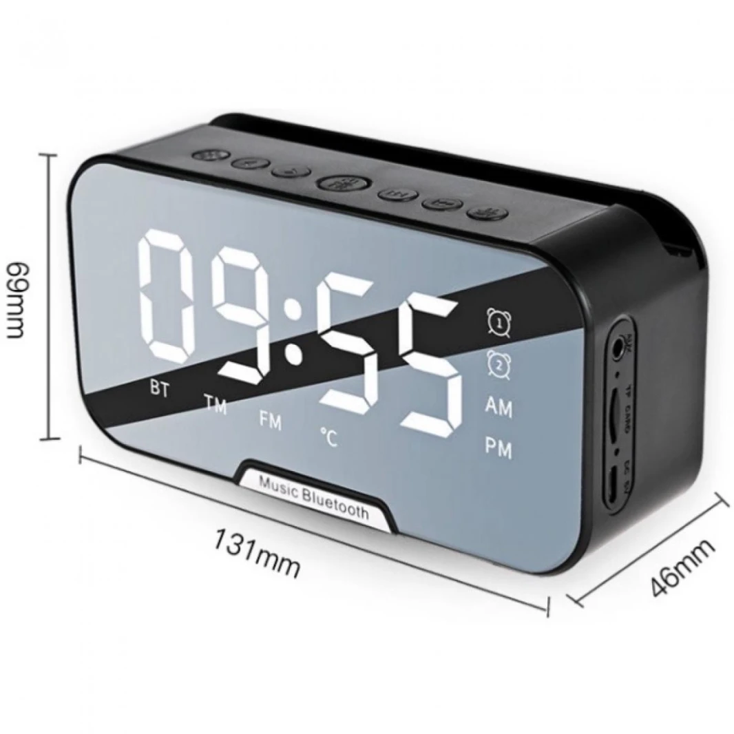 KIMISO K10 Bluetooth Speaker Digital display Screen alarm clock