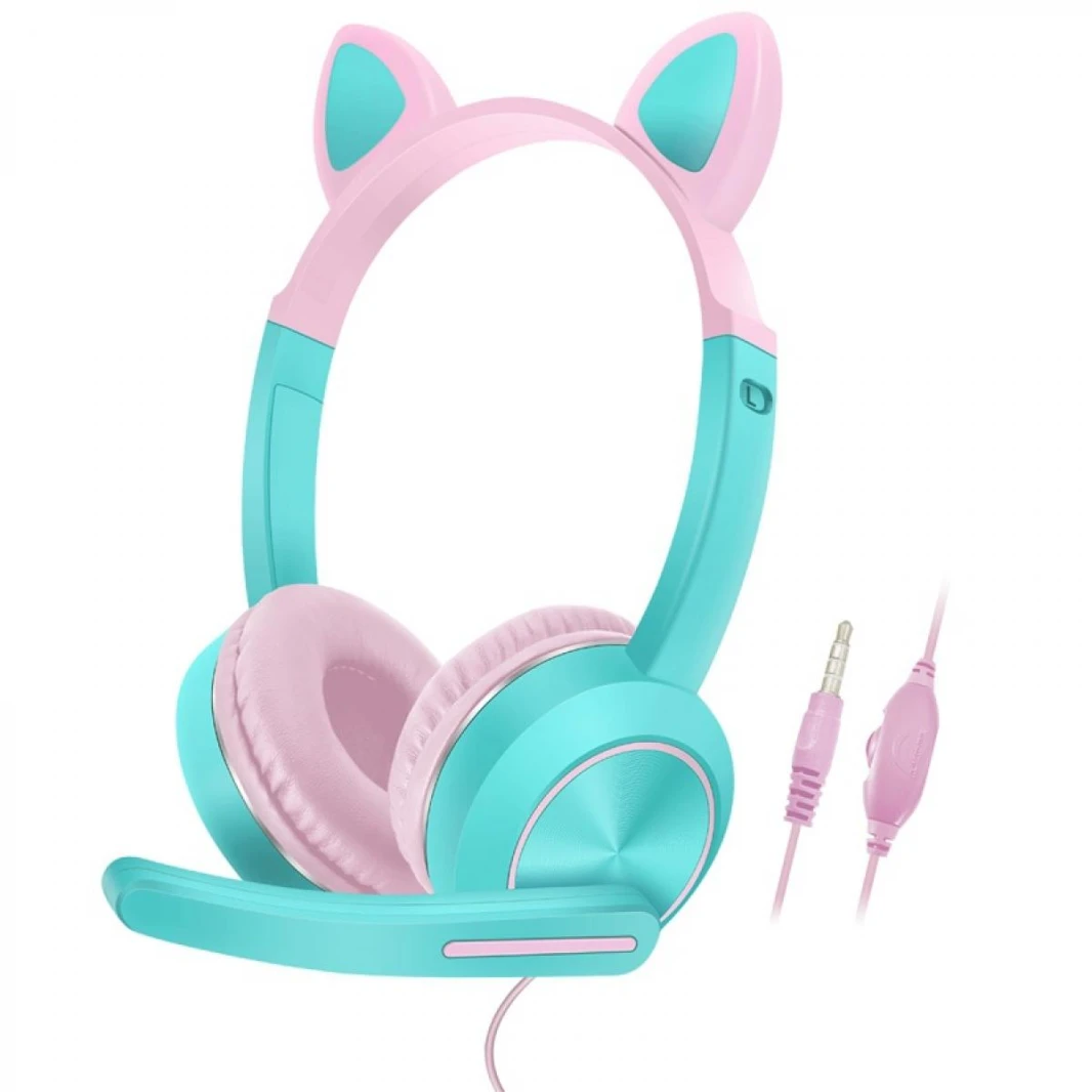 Headset Gaming AKZ024 PINK