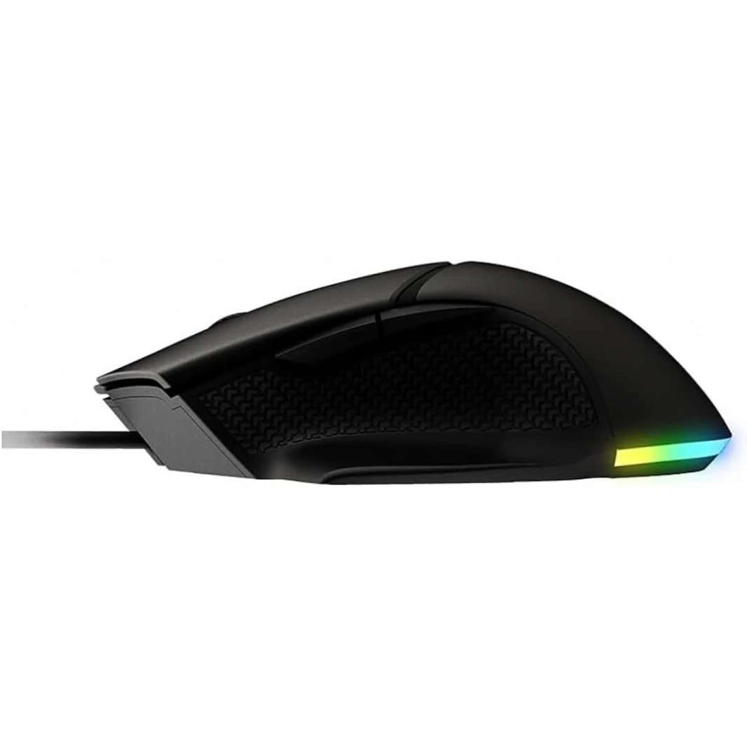 MSI Clutch GM20 Elite Gaming Mouse, 6400 DPI, 20M+ Clicks OMRON Switch, Optical Sensor, Adjustable Weights, Ergonomic Right Hand Design, RGB Mystic Light