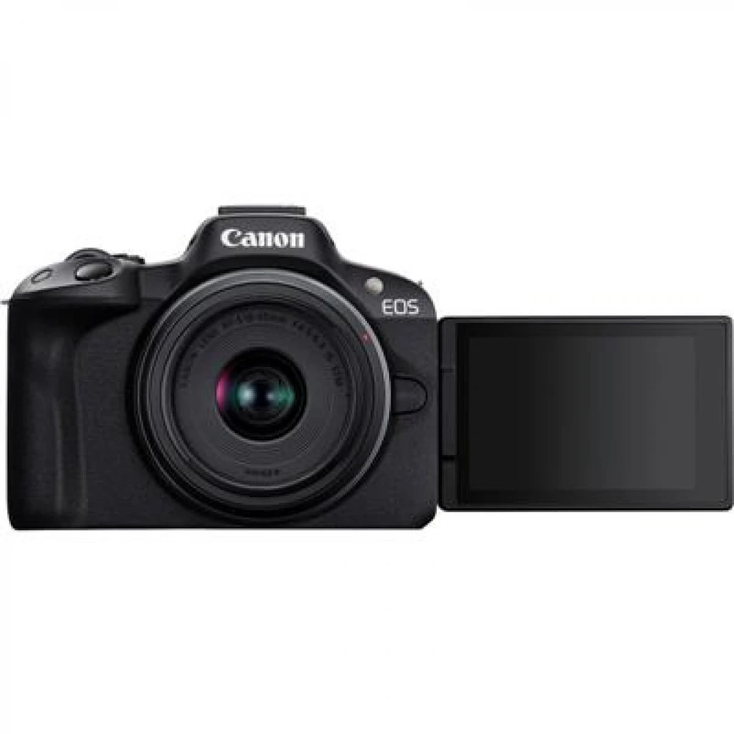 Canon EOS R50 Mirrorless Vlogging Camera (Body Only/Black), RF Mount, 24.2 MP, 4K Video, DIGIC X Image Processor, Subject Detection & Tracking, Compact, Smartphone Connection, Content Creator