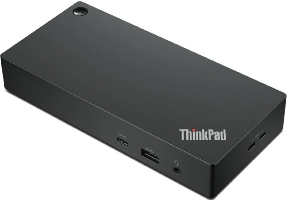 Lenovo ThinkPad Universal USB-C Docking Station, 65W Output Power, 2x 3840x2160 @60 Hz Refresh Rate, Gigabit Ethernet, 2xDisplay Ports, 1xHDMI, 4xUSB Ports