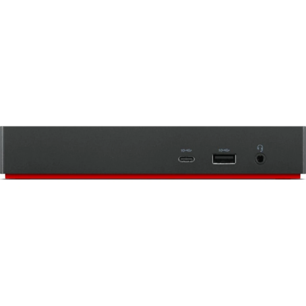 Lenovo ThinkPad Universal USB-C Docking Station, 65W Output Power, 2x 3840x2160 @60 Hz Refresh Rate, Gigabit Ethernet, 2xDisplay Ports, 1xHDMI, 4xUSB Ports