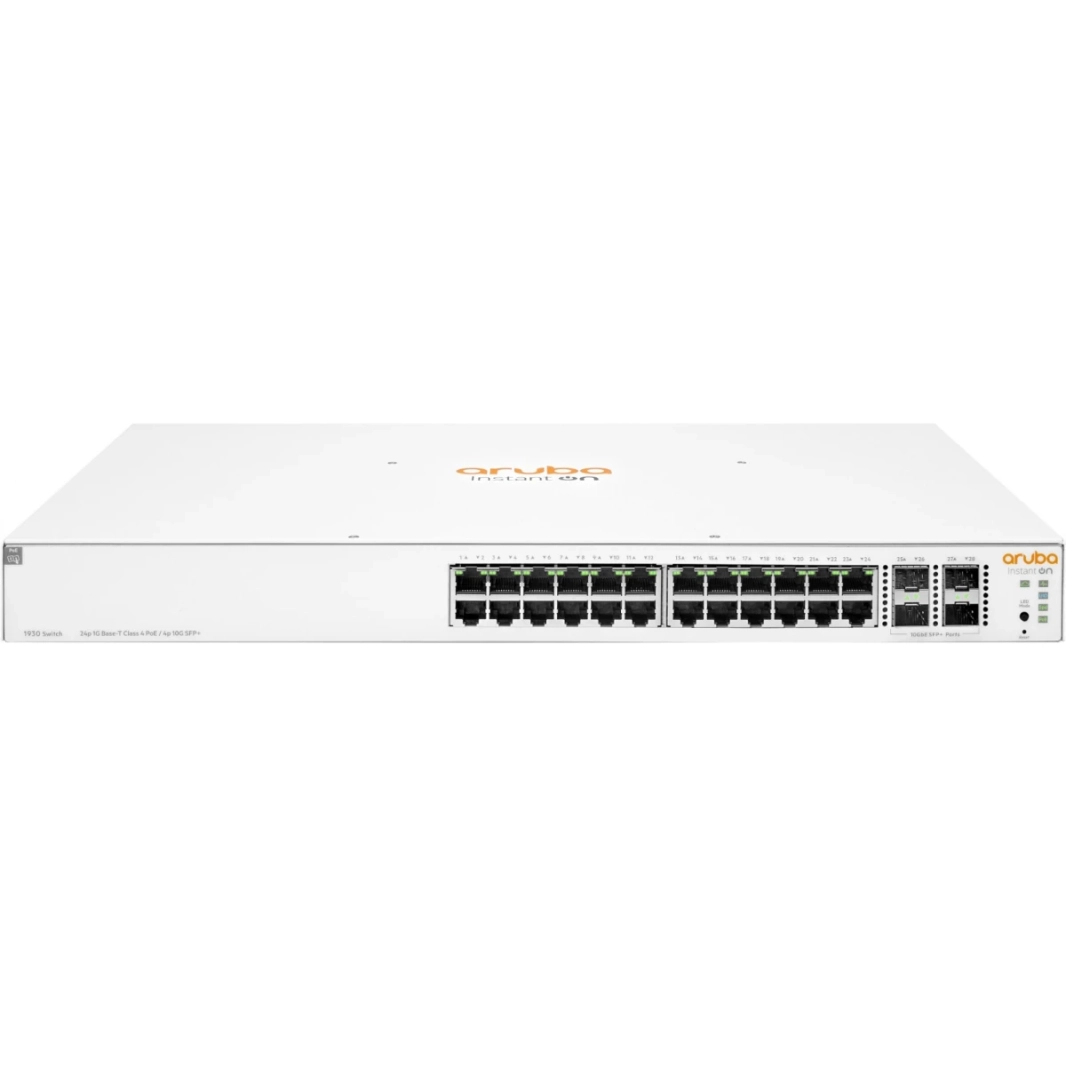 أروبا Instant On Smart Managed 1930 24G 4SFP/SFP+ Gigabit Switch