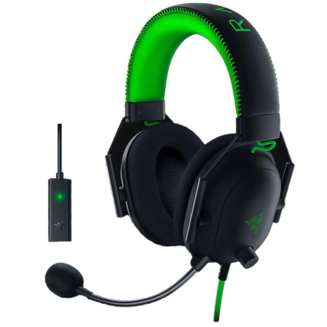 Razer Blackshark V2 SE Gaming Headset Thx Audio Spatial Audio W USB Sound Card