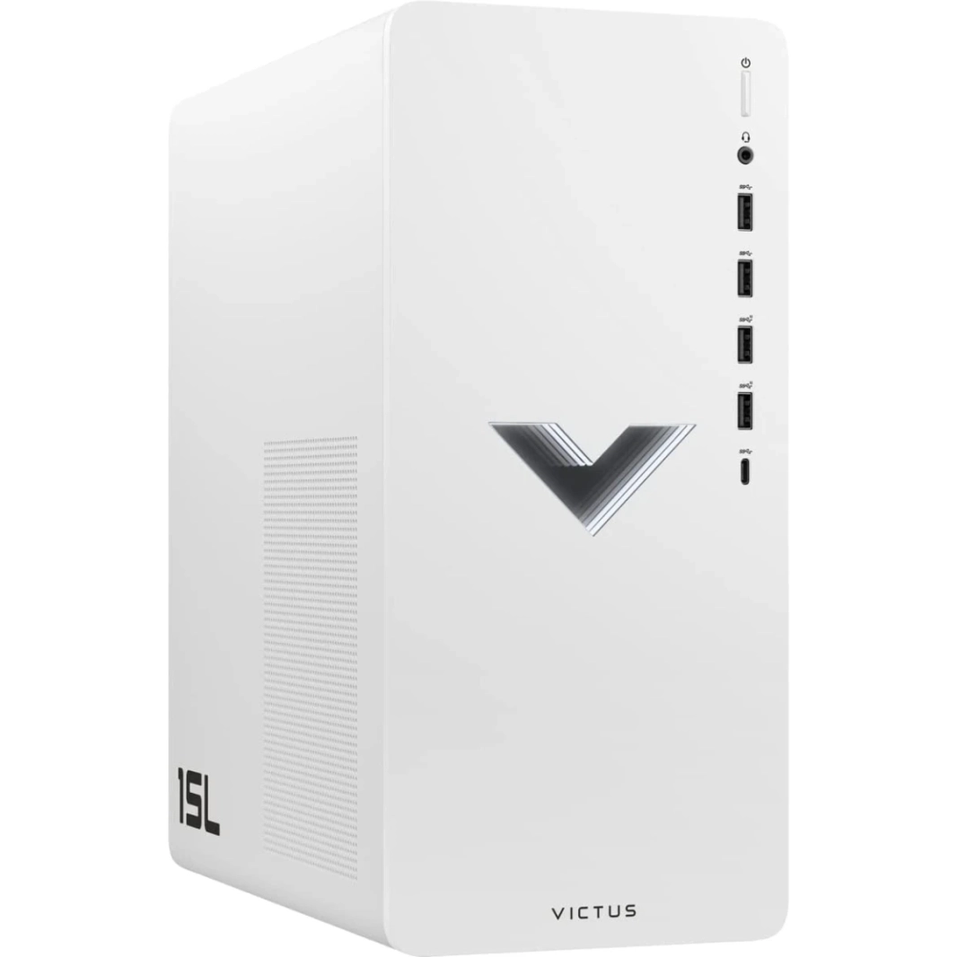 HP Victus 15L TG02-0000NE Gaming Desktop 12Gen Intel Core I5 ​​6 CORES W/ NVIDIA RTX 3050 8GB-أبيض