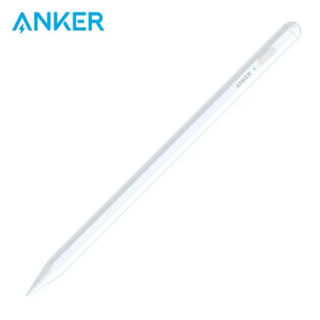 Anker Pencil A7166621 رسم القلم قلم بلوتوث 5.3 حتى 8 ساعات USB -C شحن Magnatic 15.4 غرام لأبل iPad - أبيض