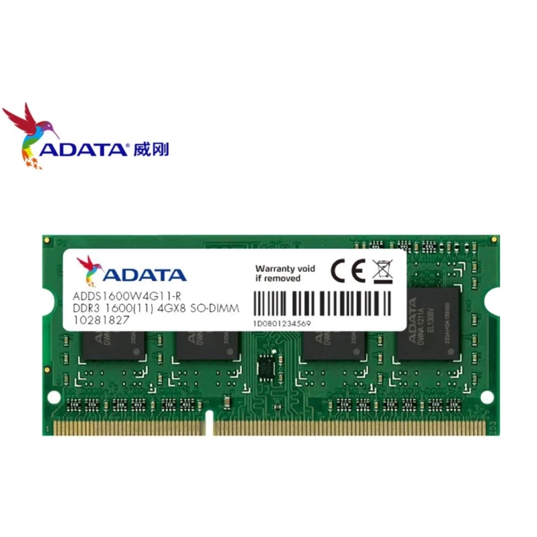 ADATA Premier 4GB 1600MHz DDR3L RAM MEMORY لأجهزة الكمبيوتر المحمولة