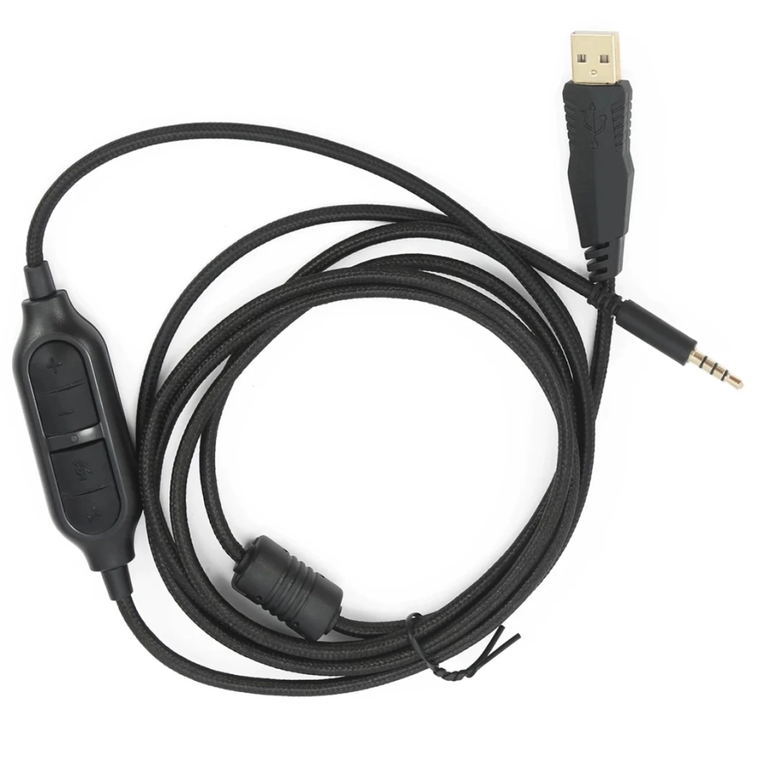 Redragon H510 Zeus USB Cable 3.5mm Male Aux Aux Jack to USB 2.0