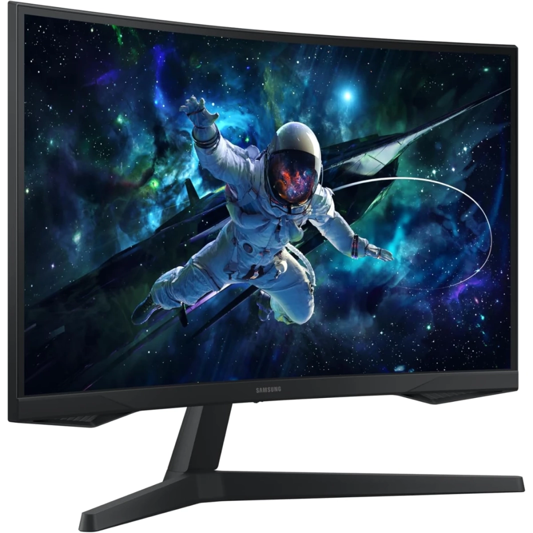 Samsung 27 "Odyssey G5 (2023) G55C 2K HDR10 165Hz 1MS 1000R منحني AMD Freesync- الأسود