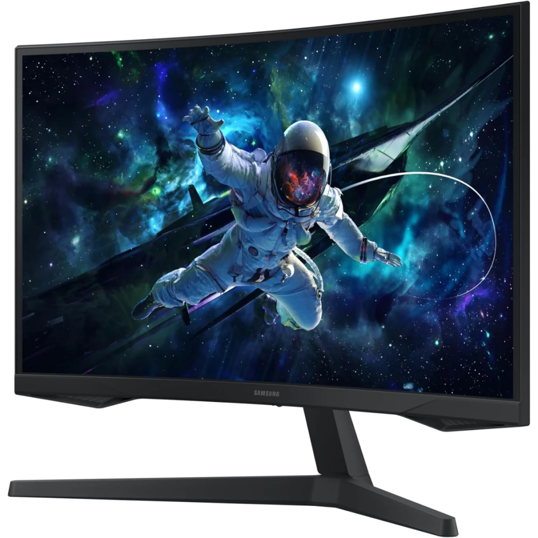 Samsung 27 "Odyssey G5 (2023) G55C 2K HDR10 165Hz 1MS 1000R منحني AMD Freesync- الأسود