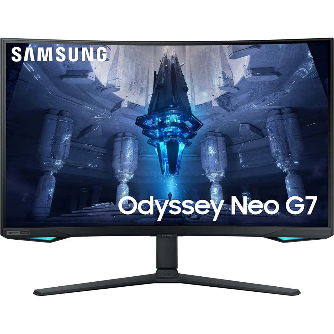 Samsung 32 "Odyssey Neo G8 4K UHD 240Hz 1MS G-Sync Curved HDR 2000 G-Sync قابل للتعديل