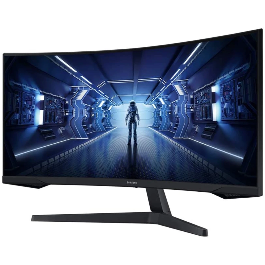 Samsung 34 "Odyssey G5 2K Ultra-Wide HDR 165Hz 1MS 1000R منحنية عريضًا AMD Freesync Premium