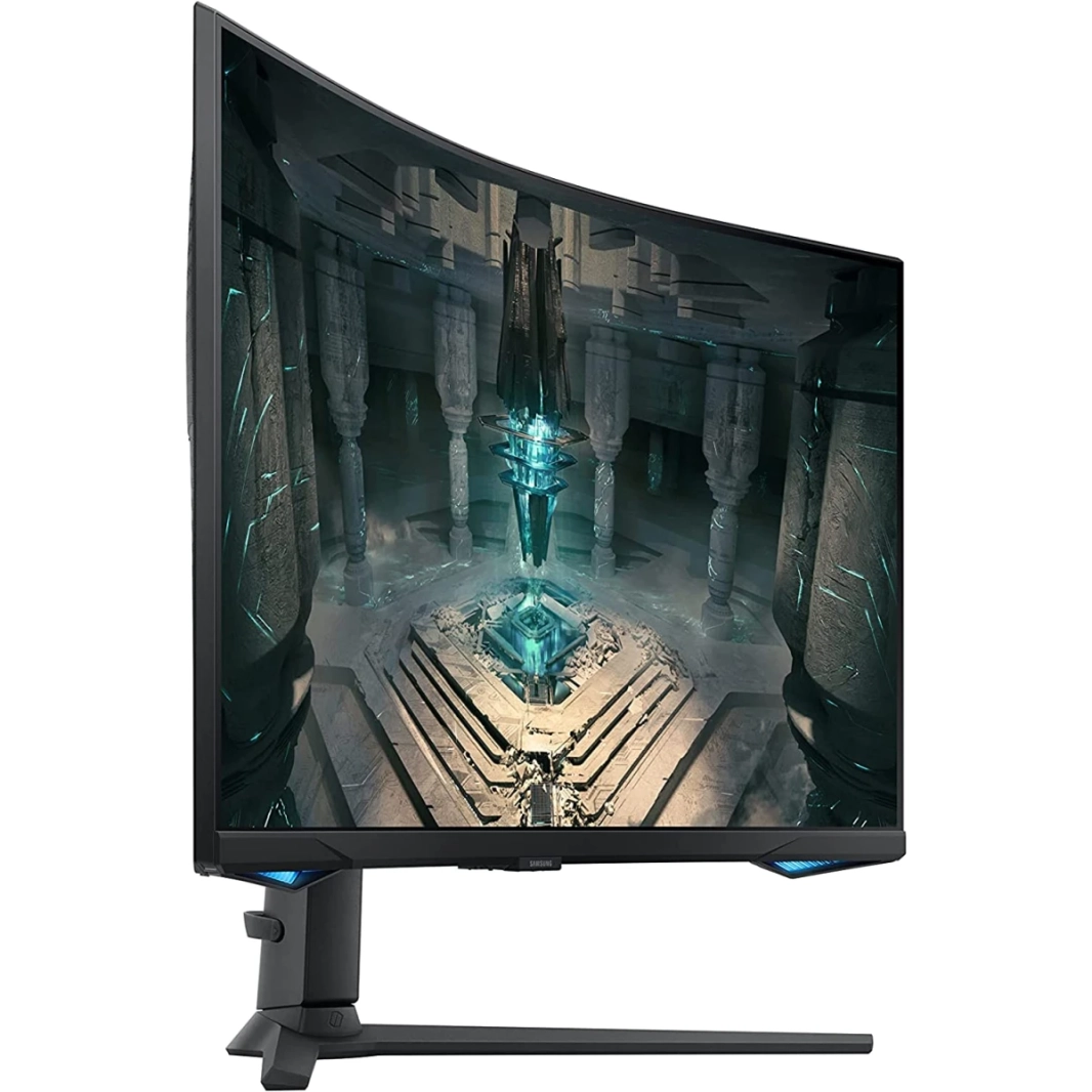 Samsung Odyssey G6 (BG650) SMART 27 "2K منحني 1000R 240Hz 1MS HDR 600 AMD Freesync HDMI 2.1 W/ قابلة للتعديل ومكبرات الصوت