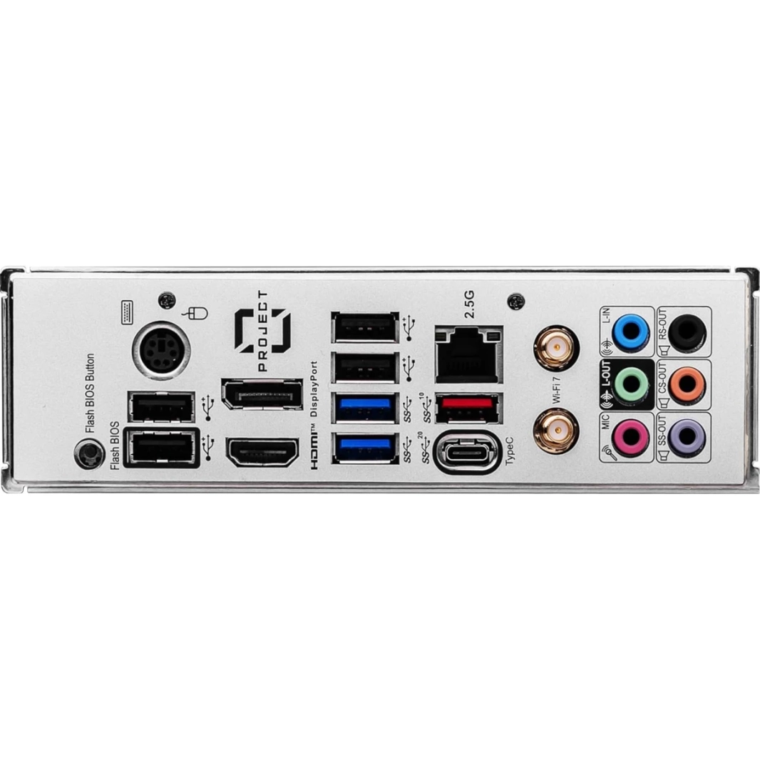 MSI Z790 Project Zero WiFi 7 Back-Connect Design Intel Z790 DDR5 PCIe 5.0 3x M.2 Slots 2.5GBPS LAN USB 3.2 Gen2 ATX Mainboard