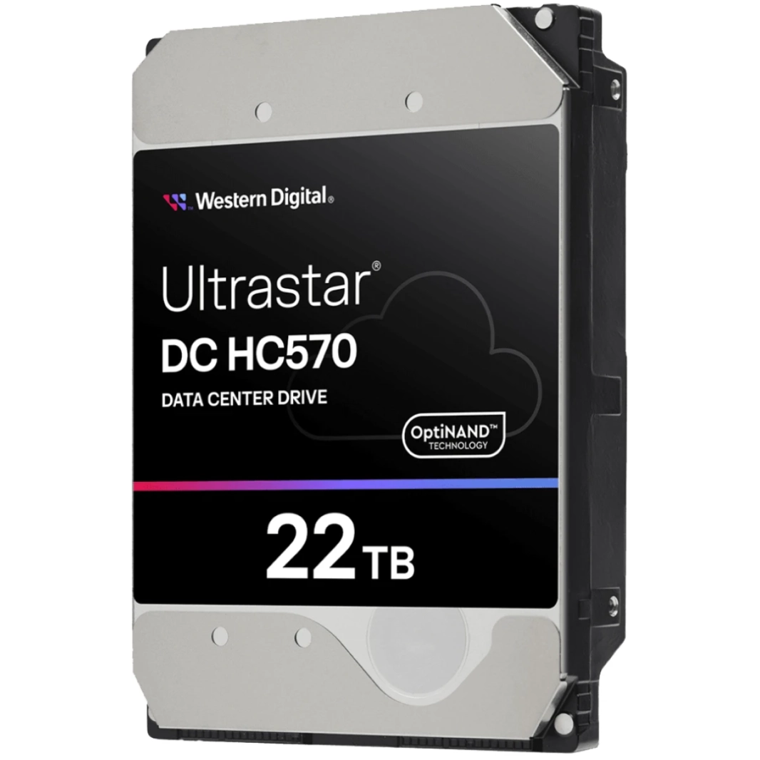 WD 22TB Ultrastar DC HC570 SATA HDD 7200 دورة في الدقيقة فئة SATA 6 GB/S 512MB CACHE 3.5 "