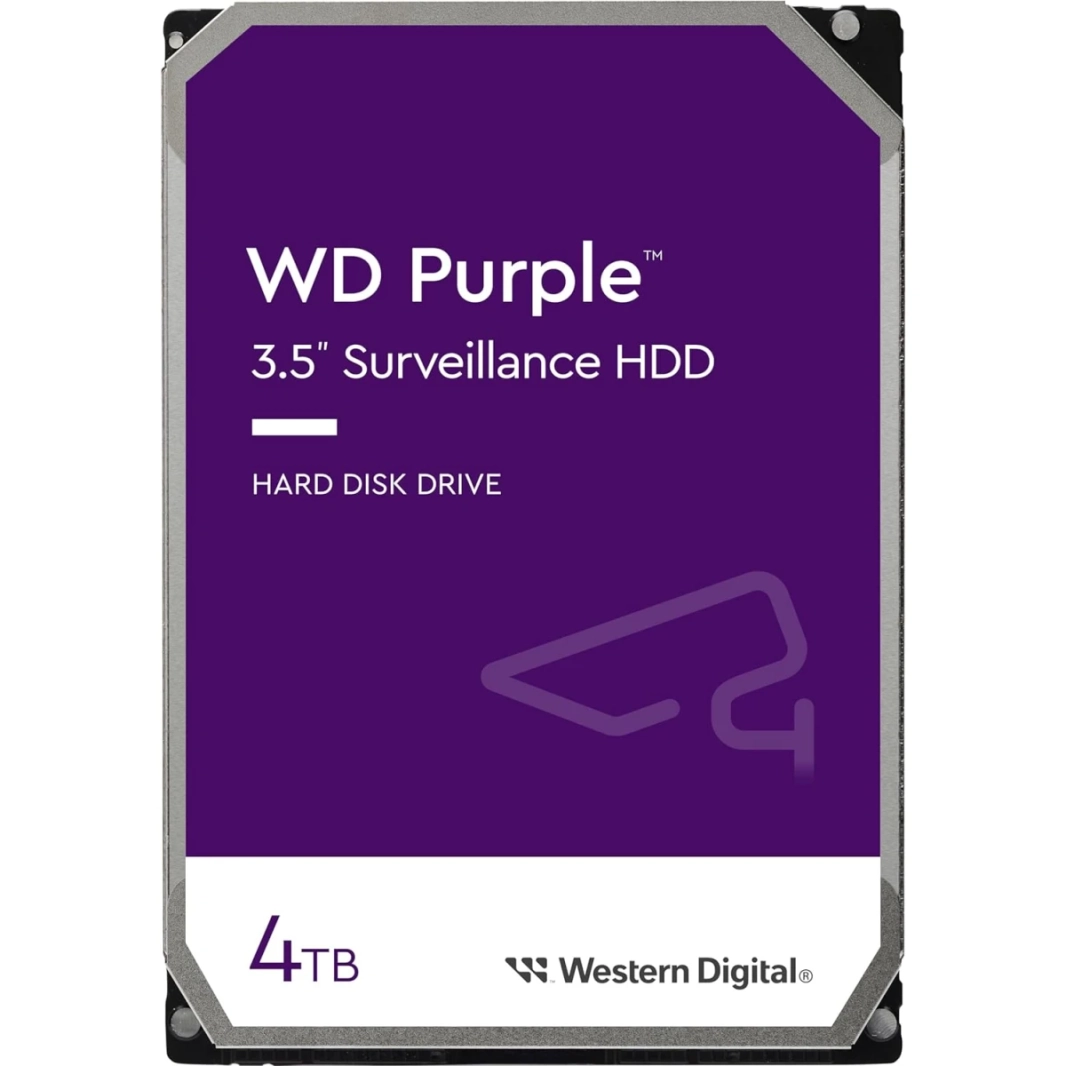 Western Digital 4TB Purple Surveillance Internal Drive Hdd HDD 256MB Cache 3.5 "SATA