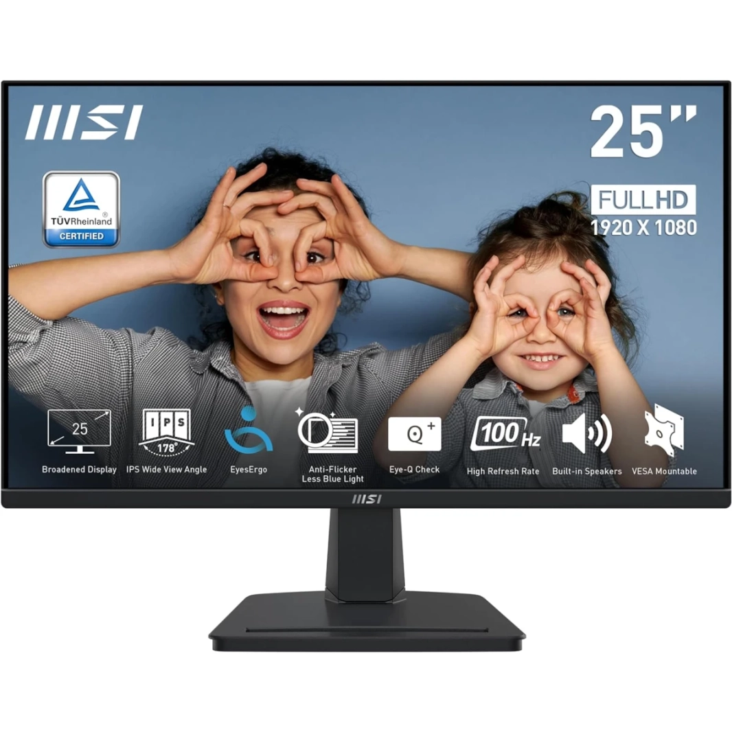 MSI Pro MP251 25 "IPS Full HD 100Hz 1MS EyeSergo Anti-Flicker أقل