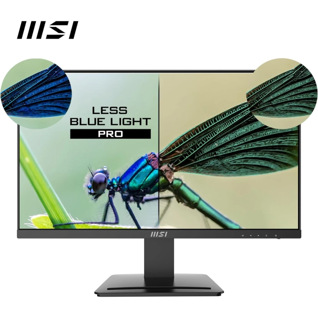 MSI Pro MP273A 27 "IPS Full HD 100Hz Less Blue Light Pro Vesa Mountable مكبرات صوت مضمنة قابلة للإمالة HDMI & DP-أسود