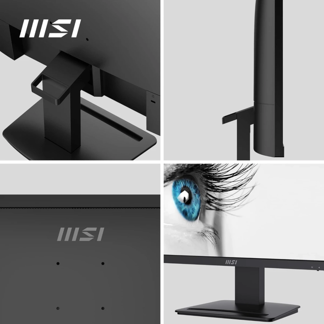 MSI Pro MP273A 27 "IPS Full HD 100Hz Less Blue Light Pro Vesa Mountable مكبرات صوت مضمنة قابلة للإمالة HDMI & DP-أسود