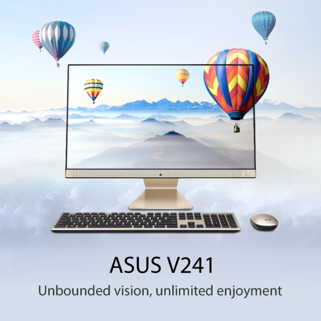 Asus Vivo V241 AIO All-in-One Desktop 11gen Intel Core I7 4-Cores w/ 24 "